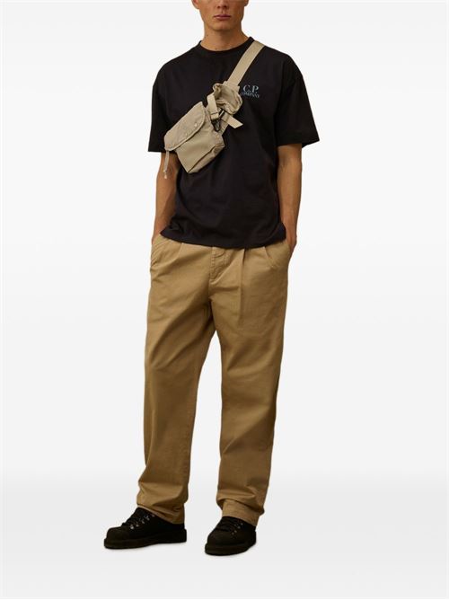 T-shirt uomo mezza manica navy con logo CP COMPANY | 20CMTS086A005100W888